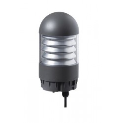 Robus RGD15XCF-25 Guidelux Cone Flat 10W 15W LED 900lm 3000K 4000K Die-cast Aluminium Bollard Head Dark Grey c/w Photocell