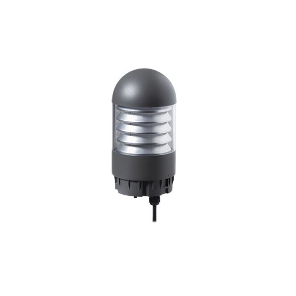 Robus RGD15XCF-25 Guidelux Cone Flat 10W 15W LED 900lm 3000K 4000K Die-cast Aluminium Bollard Head Dark Grey c/w Photocell