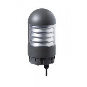 Robus RGD15XCF-25 Guidelux Cone Flat 10W 15W LED 900lm 3000K 4000K Die-cast Aluminium Bollard Head Dark Grey c/w Photocell