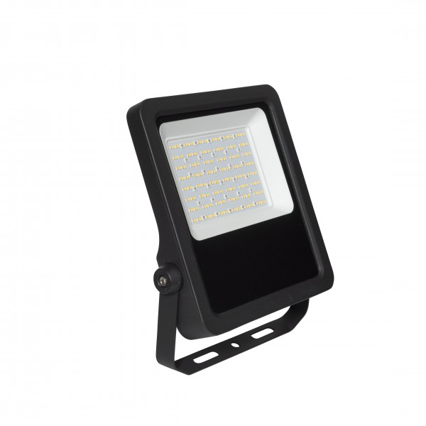 Robus RST50RGBWW-04 Selest Black 50W Floodlight IP66 RGB Tuneable c/w 1m flex