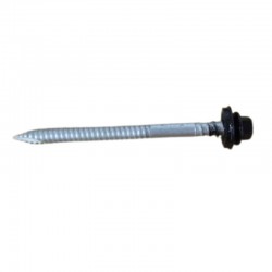 Solfit Black Screw with Neoprene Washer (115mm x 5.5mm)