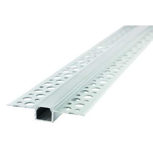 Integral LED ILPFR176 Profile Aluminium Narrow Recessed 2M Frosted Diffuser Include 2 Endcaps