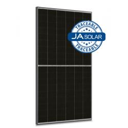 JA Solar JAM54D-40-465-LB-TS-MC4 465W N-type Double Glass Bifacial LB Traceable MC4 connectors Black Frame