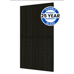JA Solar JAM54D-41-465-LR-TS-AB-MC4 465W N-type Double Glass Monofacial LR Traceable 54 Cell All Black MC4
