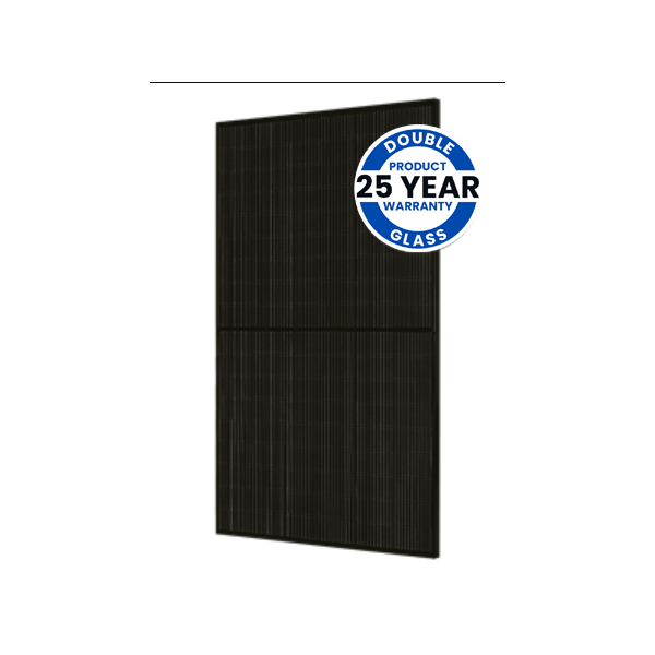 JA Solar JAM54D-41-465-LR-TS-AB-MC4 465W N-type Double Glass Monofacial LR Traceable 54 Cell All Black MC4