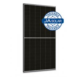 JA Solar JAM54D-40-470-LR-TS-MC4 470W N-type Double Glass Monofacial LR Traceable 54 Cell Black Frame MC4