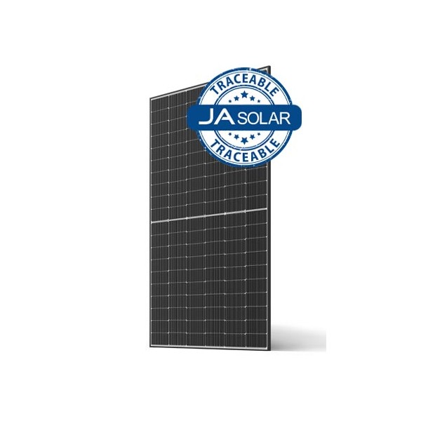JA Solar JAM60D-42-535-LB-TS-BF 535W N-type TOPCon MBB Traceable Double Glass Bifacial 60 Cell Black Frame MC4