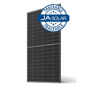 JA Solar JAM60D-42-535-LB-TS-BF 535W N-type TOPCon MBB Traceable Double Glass Bifacial 60 Cell Black Frame MC4