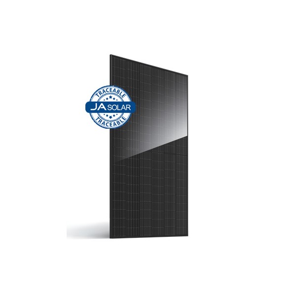 JA Solar JAM60D-41-505-LB-TS-AB-MC4 505W N-type TOPCon Traceable Double Glass Bifacial 60 Cell All Black MC4