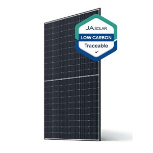 JA Solar JAM60D-42-535-LB-TSLC-BF 535W N-type TOPCon MBB Traceable Low Carbon Double Glass Bifacial 60 Cell Black Frame MC4