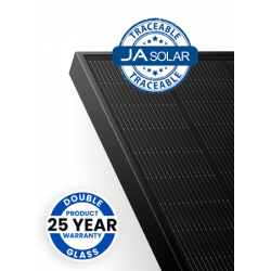 JA Solar JAM54D-41-455-LB-TS-AB-MC4 455W N-type Bifacial Double Glass Traceable LB All Black MC4