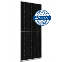 JA Solar JAM72D-40-605-LB-TS-MC4 605W N-type TOPCon MBB Traceable Double Glass Bifacial 72 Cell Silver Frame MC4