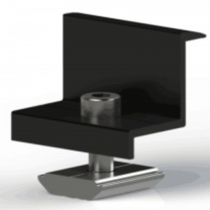 Fastensol F-EC-B35 Black End Clamp 35mm