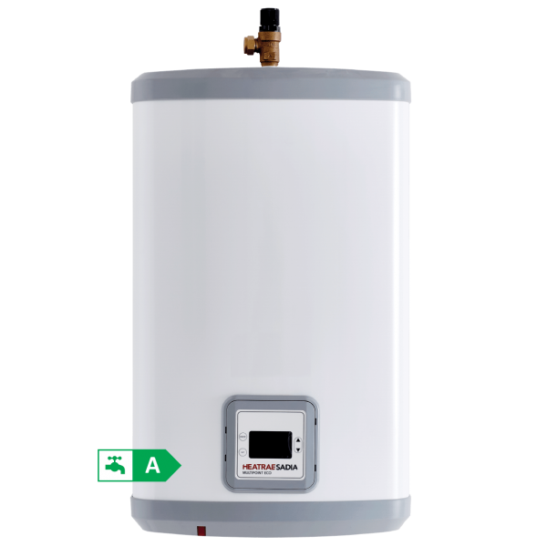 Heatrae Sadia 7694025 Multipoint Eco 100LTR Vertical Unvented Water Heater 3.0kW