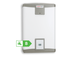 Heatrae Sadia 95040300 FBM25 Eco White Cistern-Type Open Vented Water Heater With Smart Digital Interface Controls 25Ltrs 3kW