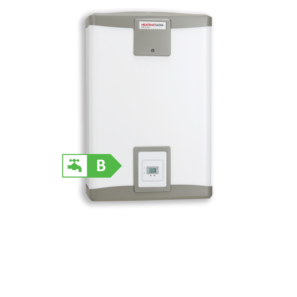 Heatrae Sadia 95040300 FBM25 Eco White Cistern-Type Open Vented Water Heater With Smart Digital Interface Controls 25Ltrs 3kW