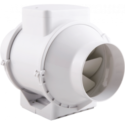 Xpelair XIMX100 93078AW 100mm Inline Mixed Flow Fan IPX4