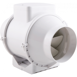 Xpelair XIMX100 93078AW 100mm Inline Mixed Flow Fan IPX4
