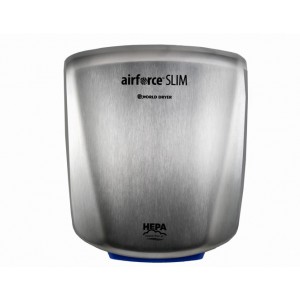 Warner Howard BC1153 Airforce Slim Brushed Stainless Steel Automatic Hand Dryer 450-950W