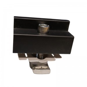 GSE ART104665 Ground Mount EVOLUTION End Clamp 30MM - BLACK
