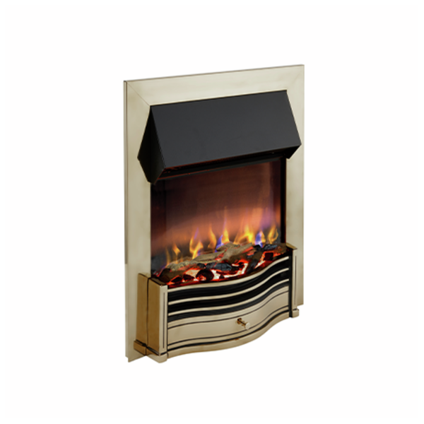 Dimplex DMF20AB3D Dumfries Antique Brass Optiflame 3D Inset Electric Fire 2.0 kW