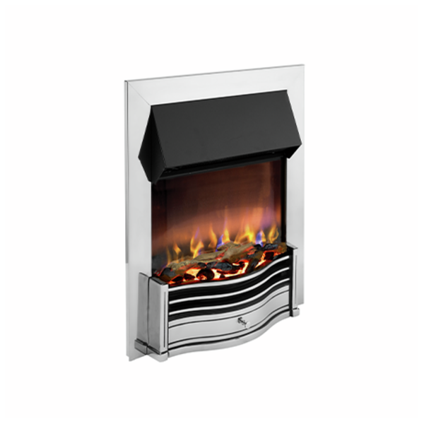 Dimplex DMF20CH3D Dumfries Chrome Optiflame 3D Inset Electric Fire 2.0 kW