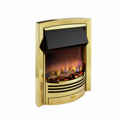 Dimplex GLN20BR3D Glencoe Brass Optiflame 3D Inset Electric Fire 2.0 kW