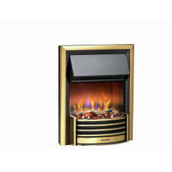 Dimplex LER20BR3D Lerwick Brass Optiflame 3D Inset Electric Fire 2.0 kW