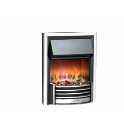 Dimplex LER20CH3D Lerwick Chrome Optiflame 3D Inset Electric Fire 2.0 kW