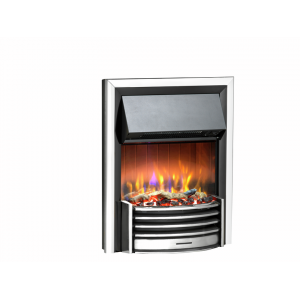 Dimplex LER20CH3D Lerwick Chrome Optiflame 3D Inset Electric Fire 2.0 kW