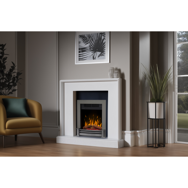 Dimplex ELV16BN Elva Black Nickel Optiflame Inset Electric Fire 2.0 kW