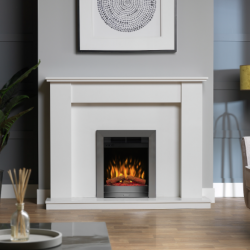 Dimplex LNA16BN Luna Black Nickel Optiflame Inset Electric Fire 2.0 kW