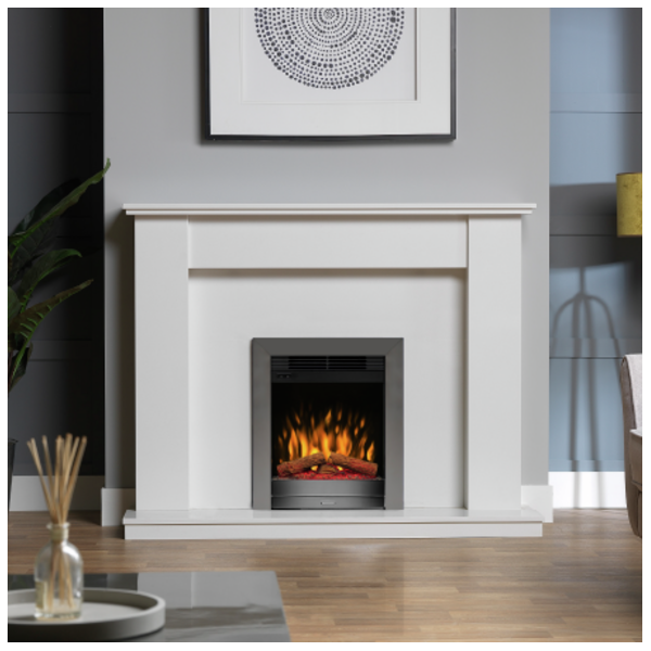 Dimplex LNA16BN Luna Black Nickel Optiflame Inset Electric Fire 2.0 kW