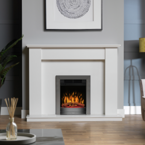 Dimplex LNA16BN Luna Black Nickel Optiflame Inset Electric Fire 2.0 kW
