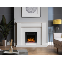 Dimplex SCA16CH Scala Brushed Chrome Optiflame Inset Electric Fire 2.0 kW