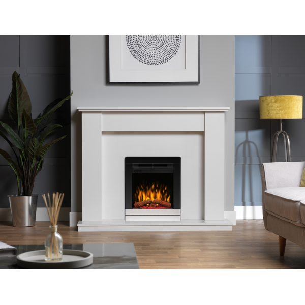 Dimplex SCA16CH Scala Brushed Chrome Optiflame Inset Electric Fire 2.0 kW