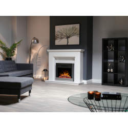Dimplex SCA22CH Scala Brushed Chrome Optiflame 22 Inset Electric Fire 2.0 kW
